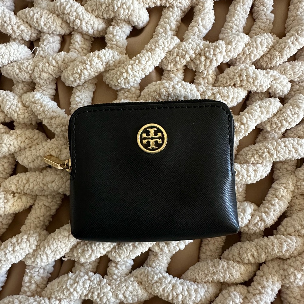 Tory Burch Black Leather Wallet
